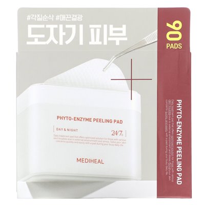 Mediheal, Phyto-Enzym-Pads, Tag & Nacht, 90 Pads, 6,76 fl oz (200 ml)