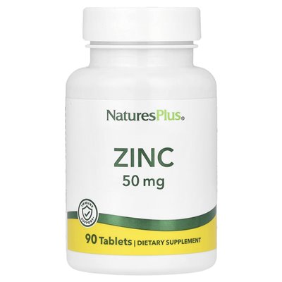 Naturesplus, Zinc, 50mg, 90 Tablets