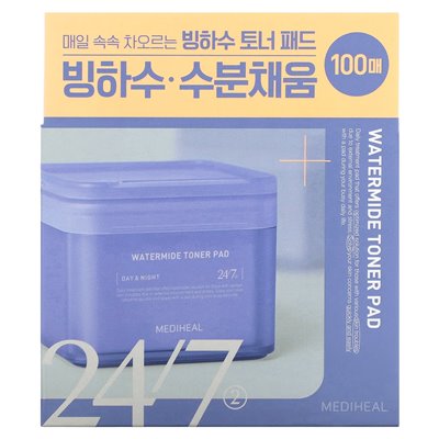 Mediheal, podkładka tonera wodnego, 100 podkładek, 5,74 fl oz (170 ml) Mediheal, podkładka tonera wodnego, 100 podkładek, 5,74 fl oz (170 ml)