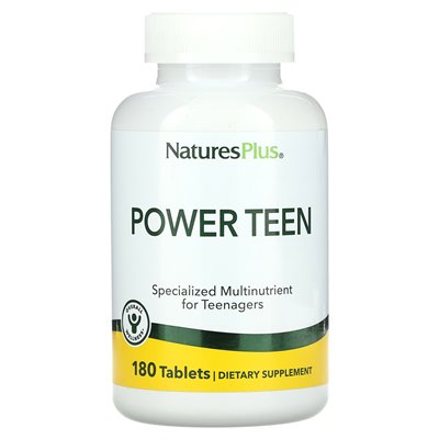 NaturesPlus, Power Teen, 180 Tabletek