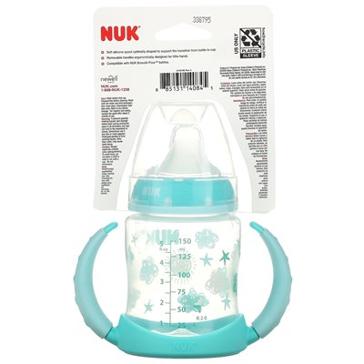 NUK, Kubeczek Naukowy, 6+ Miesięcy, Aqua, 5 uncji (150 ml) NUK, Kubeczek Naukowy, 6+ Miesięcy, Aqua, 5 uncji (150 ml)