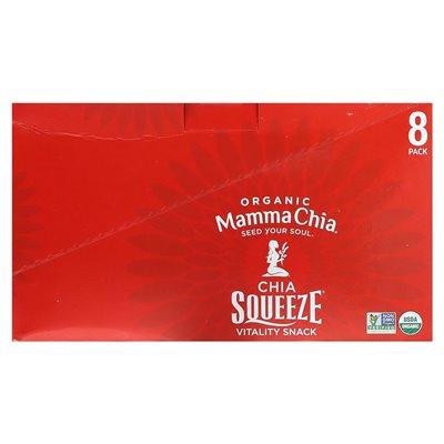 Mamma Chia, Bio-Chia-Quetschen, Vital-Snack, Cherry Love, 8 Quetschungen, 3,5 oz (99 g)