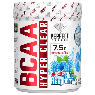 Perfect Sports, BCAA Hyper Clear, Intensywna niebieska malina, 10,8 uncji (306 g)