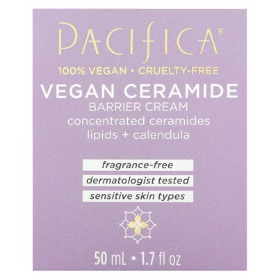 Pacifica, wegańska krem do barierki ceramidowej, 1,7 fl oz (50 ml) Pacifica, wegańska krem do barierki ceramidowej, 1,7 fl oz (50 ml)