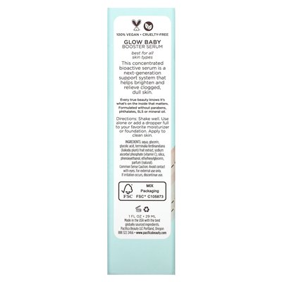 Pacifica, Glow Baby Booster Serum, 1 Fl Oz (29 ml)