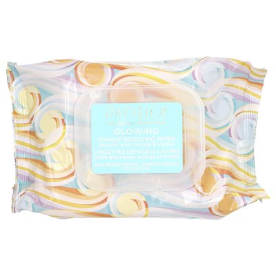 Pacifica, Make-up-Entferner-Tücher, Glykolsäure, Orange und Vanille, 30 vorveröffentlichte Tücher