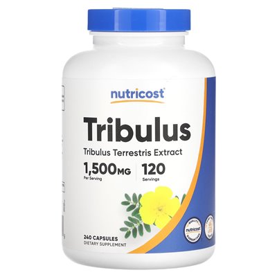 Nutricost, Tribulus, 1500 mg, 240 kapsułek (750 mg na kapsułkę) Nutricost, Tribulus, 1500 mg, 240 kapsułek (750 mg na kapsułkę)