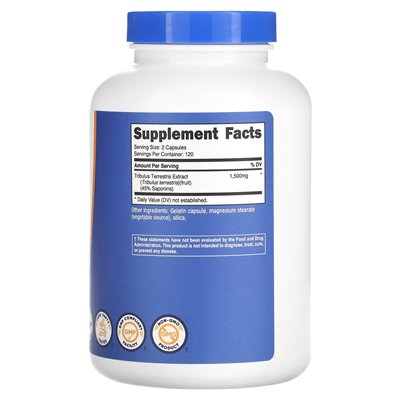 Nutricost, Tribulus, 1500 mg, 240 kapsułek (750 mg na kapsułkę) Nutricost, Tribulus, 1500 mg, 240 kapsułek (750 mg na kapsułkę)