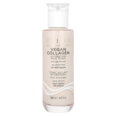 Pacifica, veganes Kollagen, feuchtigkeitsspendendes Milchtonikum, Orangenblüte, alkoholfrei, 140 ml (4,7 fl. oz.)