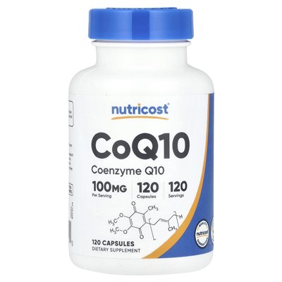 Nutricost, COQ10, 100 mg, 120 kapsułek