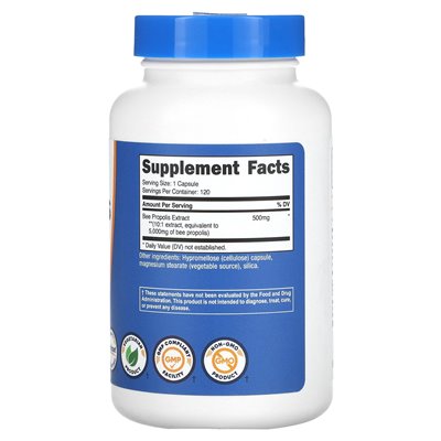 Nutricost, pszczoły propolis, 5000 mg, 120 kapsułek Nutricost, pszczoły propolis, 5000 mg, 120 kapsułek