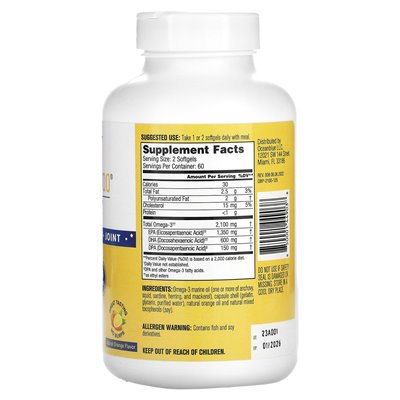 Oceanblue, Professional, Omega-3 2100, wysoka siła, naturalna pomarańcza, 2100 mg, 120 miękkich (1500 mg na miękką) Oceanblue, Professional, Omega-3 2100, wysoka siła, naturalna pomarańcza, 2100 mg, 120 miękkich (1500 mg na miękką)