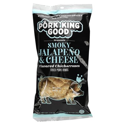 King Pork Good, würzige Chicharrones, rauchige Jalapeno und Käse, 1,75 oz (49,5 g)