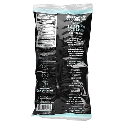 King Pork Good, würzige Chicharrones, rauchige Jalapeno und Käse, 1,75 oz (49,5 g)