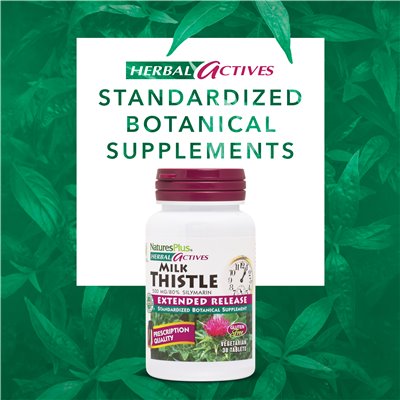Naturesplus, Herbal Actives, Hetle, Extended Release, 500 mg, 30 Tabletten