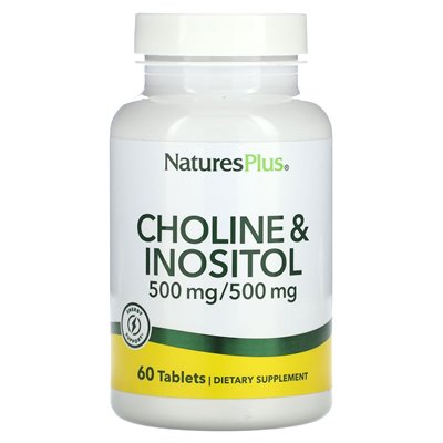 Naturesplus, choline i inozytol, 60 tabletek Naturesplus, choline i inozytol, 60 tabletek