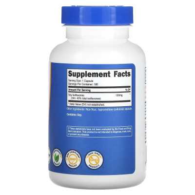 Nutricost, Soy Isoflavones, 150mg, 180 Capsules