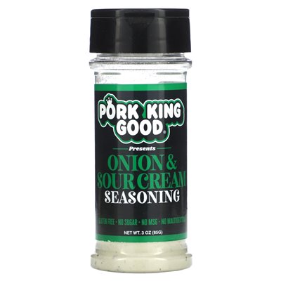 Pork King Good, Zwiebeln und Sauerrahmgewürz, 3 oz (85 g)