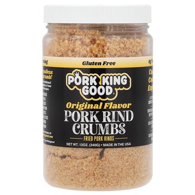 Pork King Good, Rind Crumbs, Original, 12 oz (340 g) Pork King Good, Rind Crumbs, Original, 12 oz (340 g)