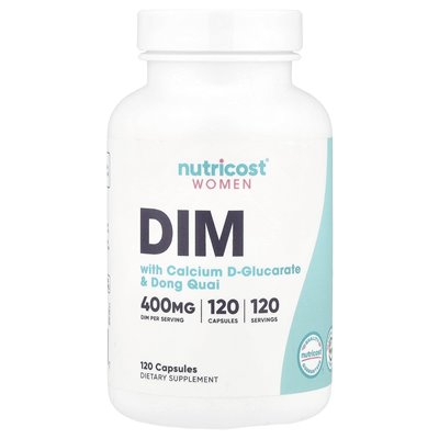 Nutricost, Women, DIM, 400 mg, 120 Capsules Nutricost, Women, DIM, 400 mg, 120 Capsules