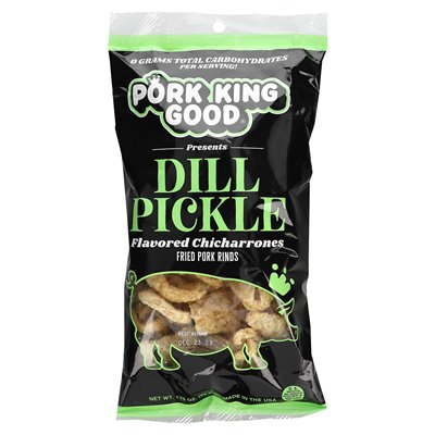 King Pork Good, Flavored Chicharrones, Dill, 1.75 oz (49.5 g)