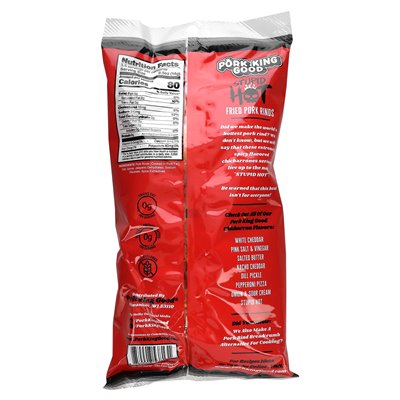 King of Pork Good, aromatisierte Chicharrones, superscharf, extra scharf, 1,75 oz (49,5 g)