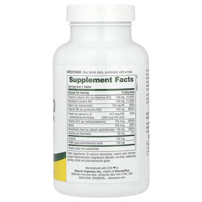 Naturesplus, Permanent Edition Mega B-150, 90 Tablets