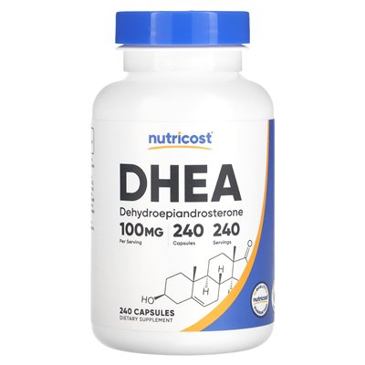 Nutricost, Dhea, 100 mg, 240 kapsułek
