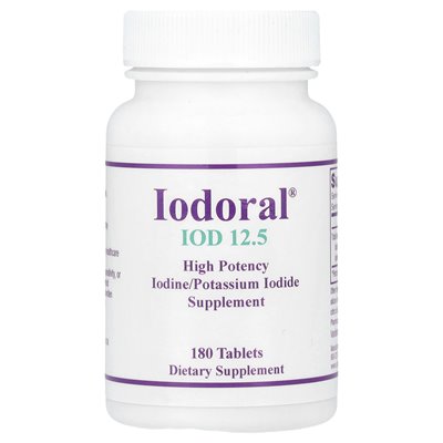 Optimox, Iodoral®, IOD 12.5, 180 tabletek