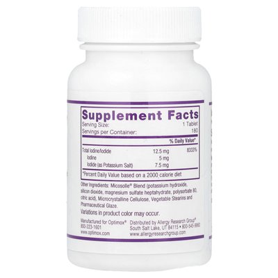 Optimox, Iodoral®, IOD 12.5, 180 Tabletten