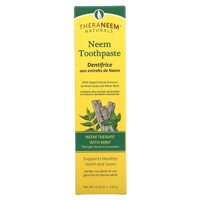 Organix South, Theraneem Naturals, Neem Toothast, Neem Therape with Mint, 4,23 uncji (120 g)