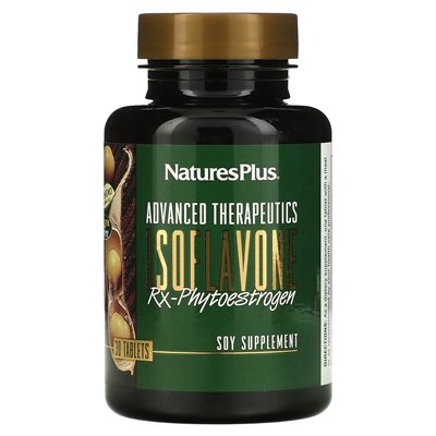 Naturesplus, zaawansowane terapeutyki, izoflawon RX-phytoestrogen, 30 tabletek Naturesplus, zaawansowane terapeutyki, izoflawon RX-phytoestrogen, 30 tabletek