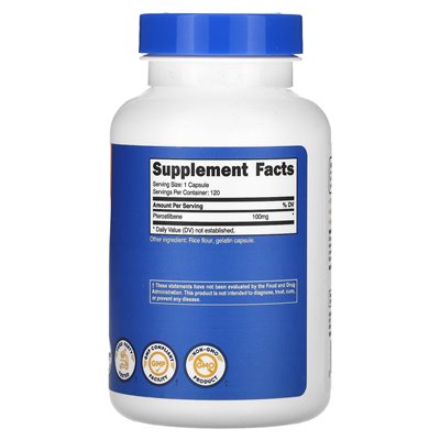Nutricost, pterostilbene, 100 mg, 120 kapsułek
