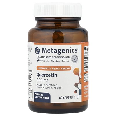 Metagenic, quercetin 500, 60 capsules