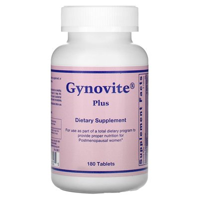 Optimox, Ginovite Plus, 180 Tabletten