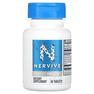 Nervive, Zdrowie Nerwów, 30 Tabletek Nervive, Zdrowie Nerwów, 30 Tabletek
