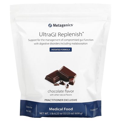 Metagenics, Ultragi Replenish, czekolada, 22,22 uncji (630 g) Metagenics, Ultragi Replenish, czekolada, 22,22 uncji (630 g)
