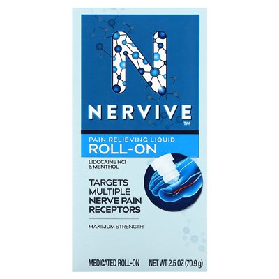 Nerwowy, bólu, ciecz, lecznika, 2,5 uncji (70,9 g)