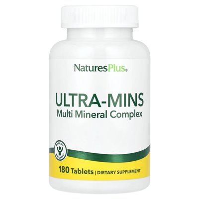 Naturesplus, ultra-minins, wiele kompleksów mineralnych, 180 tabletek