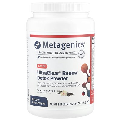 Metagenics, Ultraclear® Renew Detox Powder, wanilia, 26,67 uncji (756 g) Metagenics, Ultraclear® Renew Detox Powder, wanilia, 26,67 uncji (756 g)