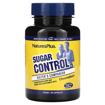 Naturesplus, Sugar Control, Dieteter's Companion, 60 kapsułek