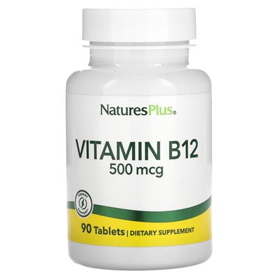 Naturesplus, Vitamin B-12, 500 mcg, 90 tablets