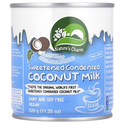 Nature's Charm, gesüßte kondensierte Kokosmilch, 11,25 oz (320 g)