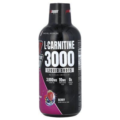 Prosupps, L-carnityna 3000 strzałów, jagód, 16 Oz (473 ml)