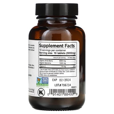 Pure Planet, Organic Amla Plus, 100 Tabletten
