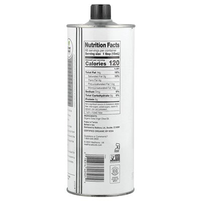 Madhava, Bio-Olivenöl extra vergine, 33,8 fl oz
