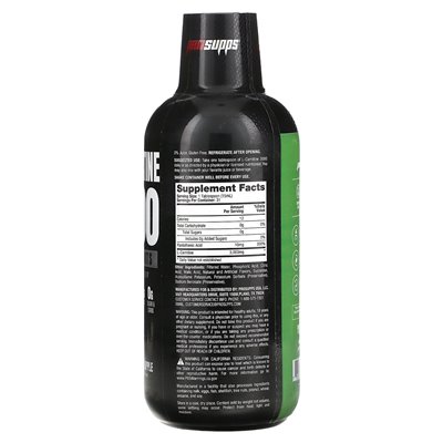 Prosupps, L-carnityna 3000 strzałów, zielone jabłko, 16 Oz (473 ml)