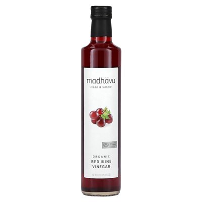 Madhava, Organiczny ocet czerwonego wina, 16,9 fl oz
