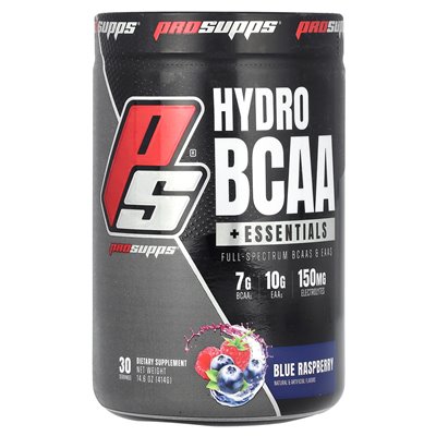 Prosupps, Hydro BCAA +Essentials, Blue Raspberry, 14,6 uncji (414 g)