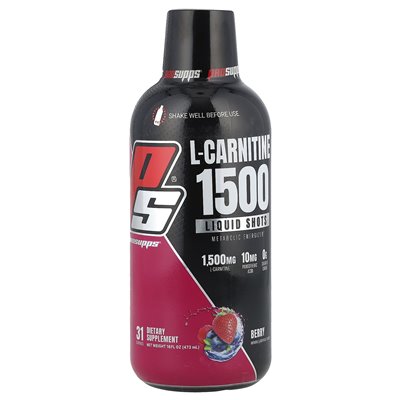 Prosupps, L-Carnitine 1500 Liquid Shots, Berry, 16 fl oz (473 ml)